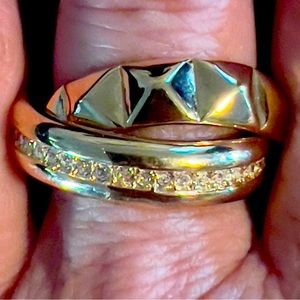 Double rings for lady